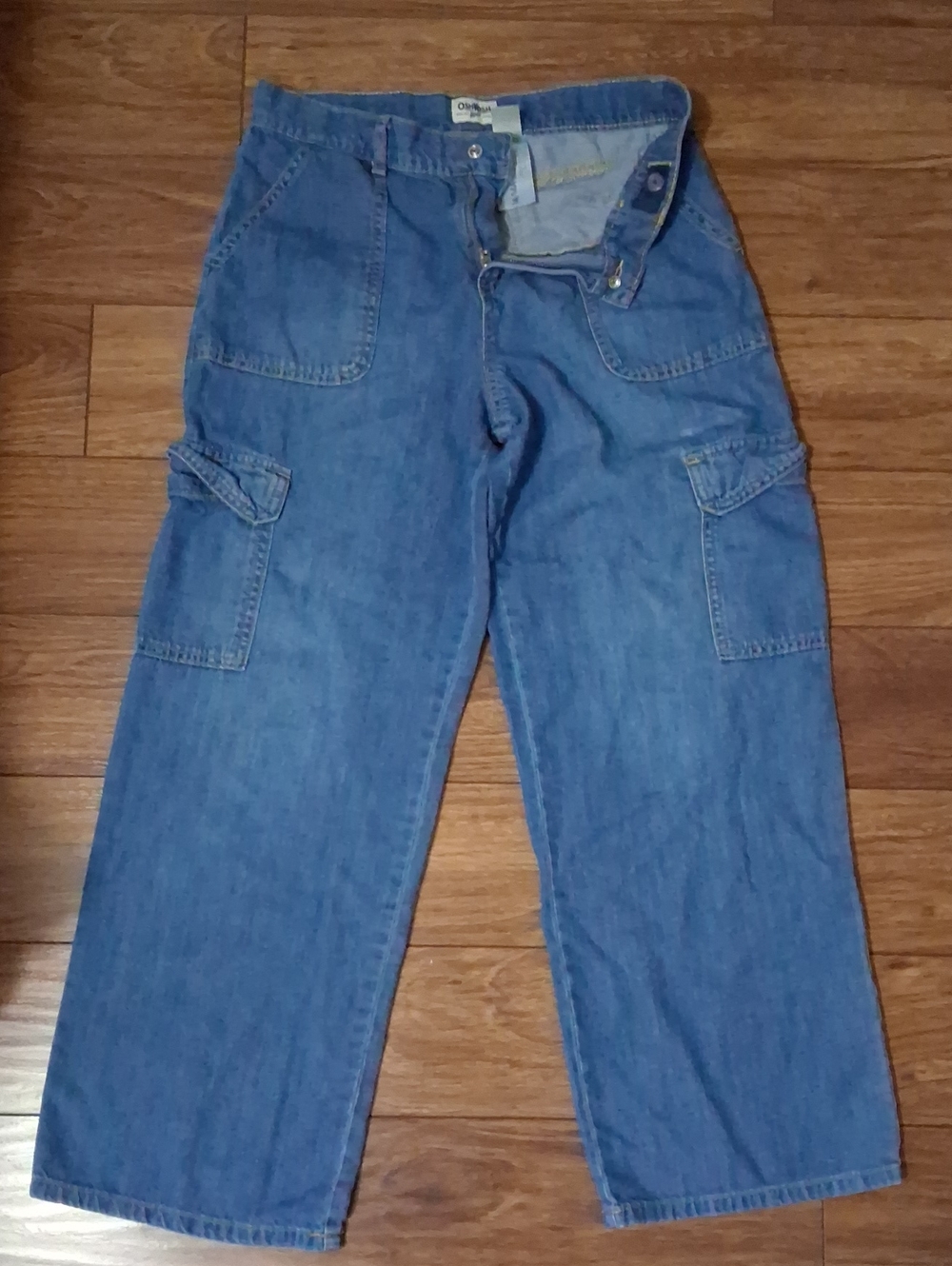 Carter's Medium Blue Denim Cargo Pants for Kids